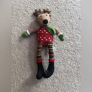 Starbucks Corduroy Reindeer With Scarf & Boots Limited Edition Plush Stuffed Toy